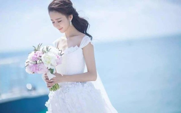 佟丽娅婚纱照