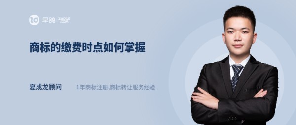 商标的缴费时点如何掌握