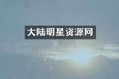 大陆明星资源网