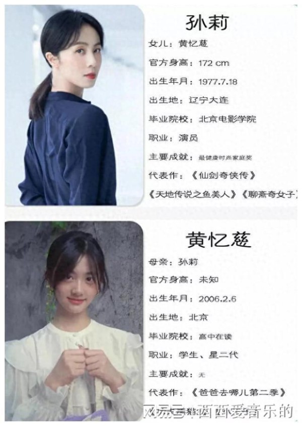 在娱乐圈中，母女明星的组合既独特又引人注目。