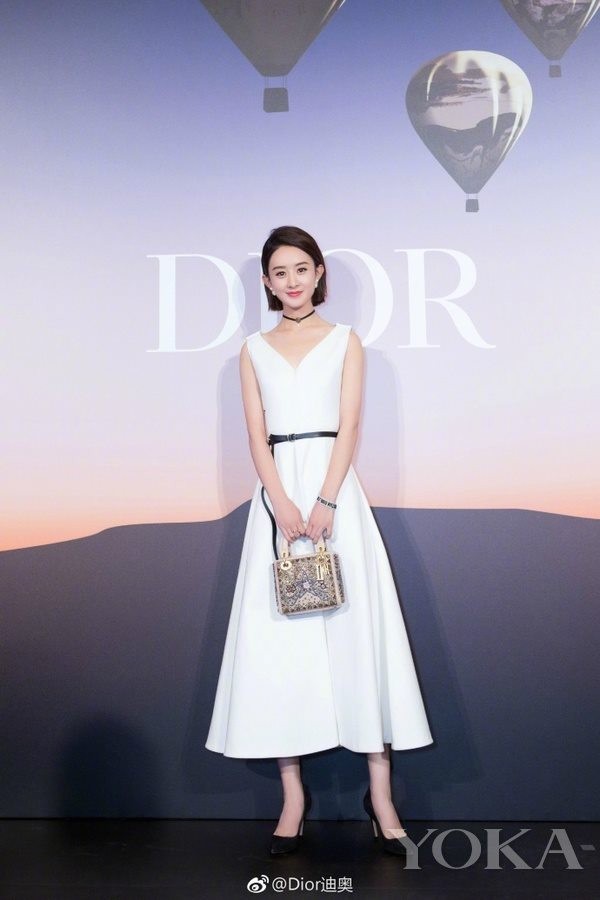Dior中国区品牌大使赵丽颖 图片来自官微