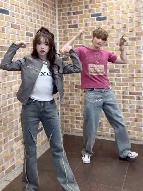 休宁凯&Chanellemoon Pookie challenge 特别萌的一个cha