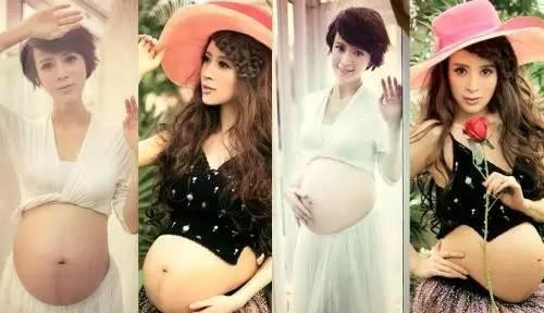 ​女明星怀孕大肚照, 应采儿、何洁搞怪, 孙俪惊艳, 钟欣怡性感!