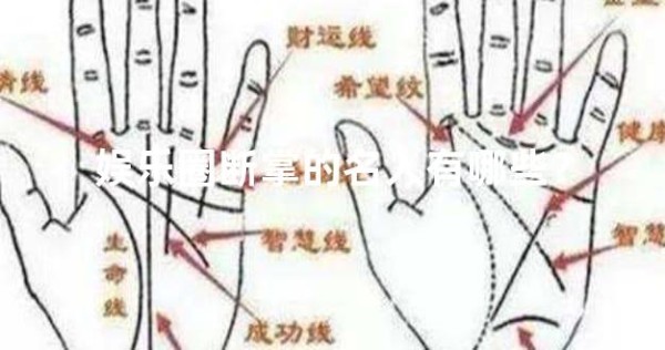 娱乐圈断掌的名人有哪些？