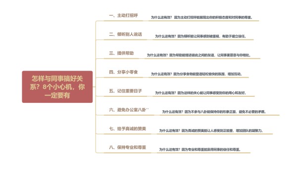 怎样与同事搞好关系？8个小心机，你一定要有