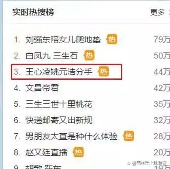 王心凌姚元浩分手，一周前才秀恩爱，原因或与蔡依林分手一样