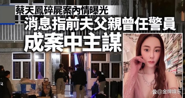 蔡天凤案出现重大转折：女方的前公公邝球，被曝将揽下所有指控