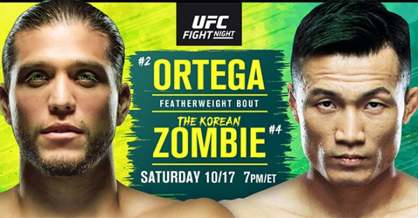 "韩国僵尸"郑灿盛2020年10月UFC on ESPN+38主要活动图像。 照片=TKO