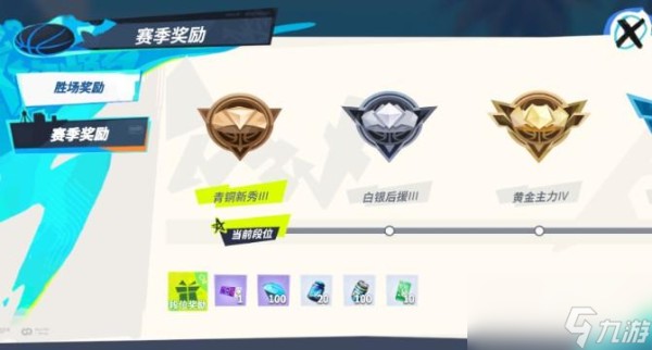 全明星街球派对段位一览