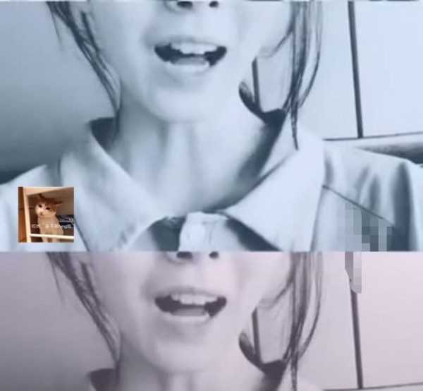 “虎牙妹”露半张脸火遍抖音，放素颜正脸福利，竟撞脸王俊凯！