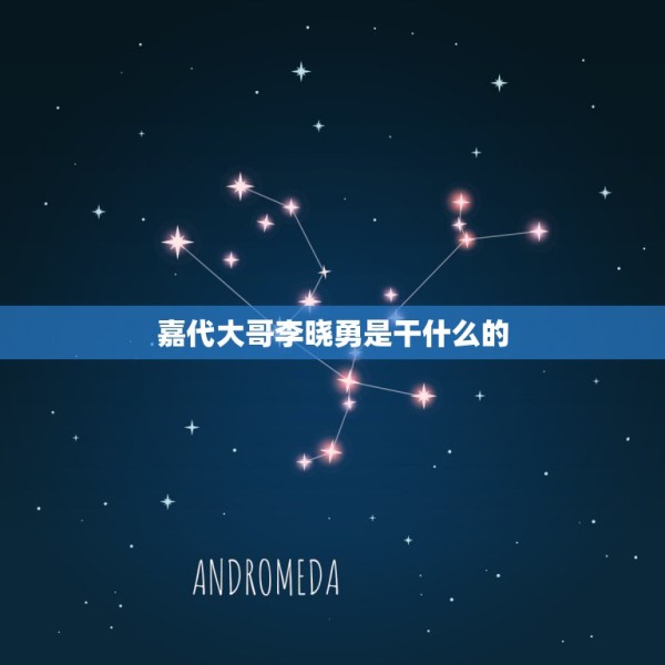 嘉代大哥李晓勇是干什么的，李晓勇与加代的关系 第1张