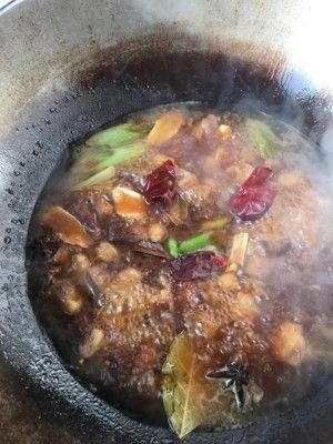 红烧羊腿肉的做法步骤 第6步