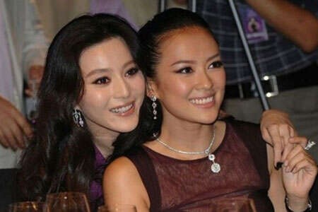 章子怡被传与八大女星闹不和