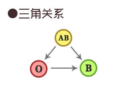 B-O-AB型血组合：B型血的态度很重要，O型血很苦闷