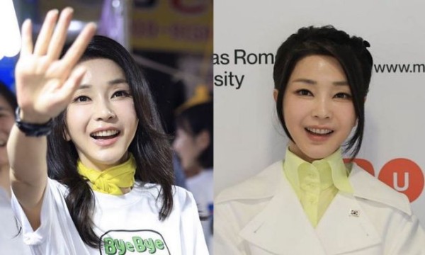 ​金建希到底有多美？和李富真相比毫不逊色，比20岁明星还嫩