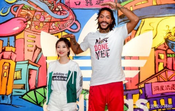 跨界大合作！NBA巨星罗斯与冯提莫上演最萌身高差，网友看酸了