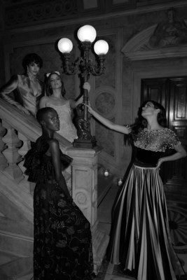 Armani beauty faces Greta Ferro, Barbara Palvin, Madisin Rian and Sara Sampaio at the exclusive dinner Armani beauty hosted in Venice to honor cinematography during the 76th Venice International Film Festival. Credits: Greg Williams for Armani beauty