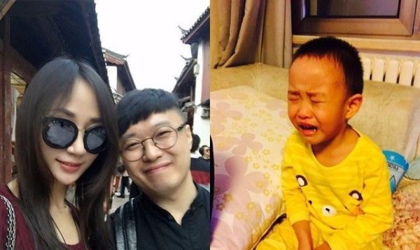 徐誉滕全家近照, 演员妻子素颜水嫩气质温婉, 可爱儿子有才更像爸