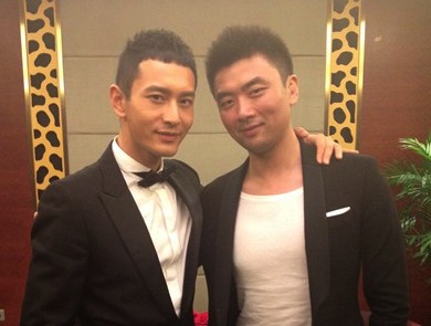 黄晓明、黄斌