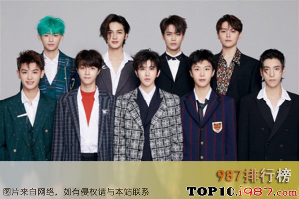 十大男团组合之nine percent