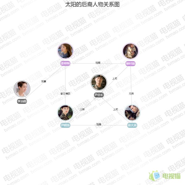 太阳的后裔人物关系图
