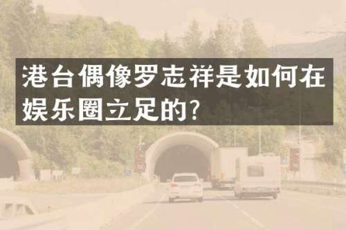 港台偶像罗志祥是如何在娱乐圈立足的？