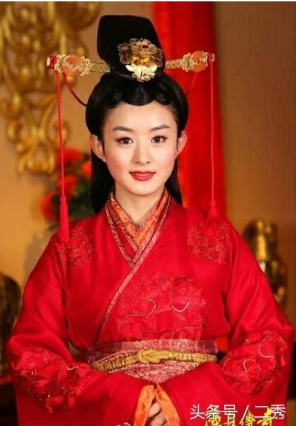 赵丽颖红衣古装造型，哪个更惊艳？我选了第6个