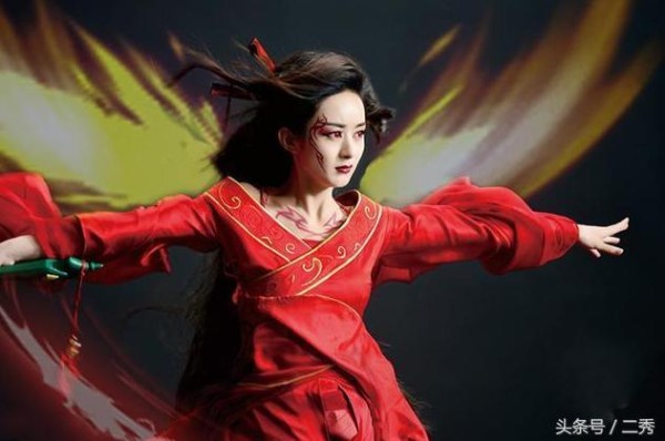 赵丽颖红衣古装造型，哪个更惊艳？我选了第6个