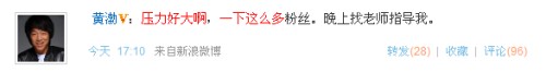 明星微博日报：赵薇粉丝突破20万超潘石屹(图)