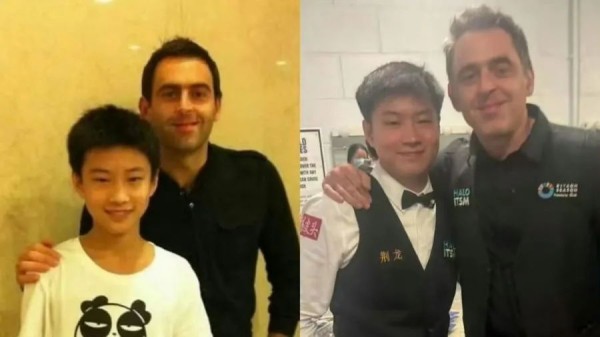 当年站在奥沙利文旁边的孩子，终于追上偶像的脚步