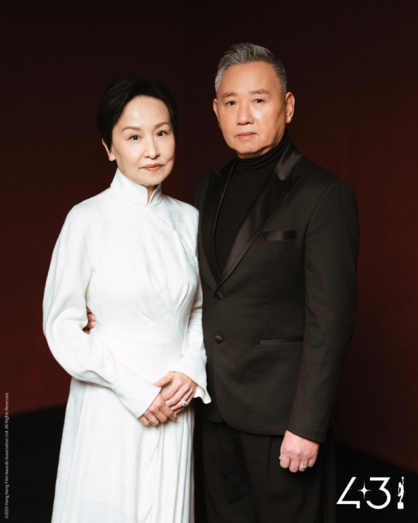 金像奖“专业精神奖”得奖人姜小亮和韩冬青。