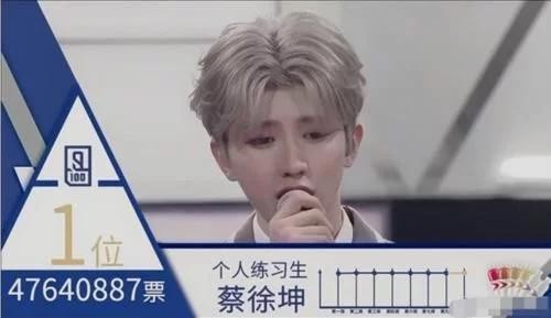 选秀中的“逆天改命”，蔡徐坤sunnee上榜，他从62名到第2名出道