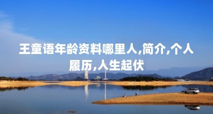 王童语年龄资料哪里人,简介,个人履历,人生起伏