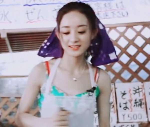 赵丽颖未红时参加综艺节目，颜值惊艳秒杀一众小花，后悔当初没看