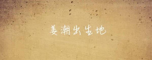 姜潮出生地-第1张图片-彗行星座