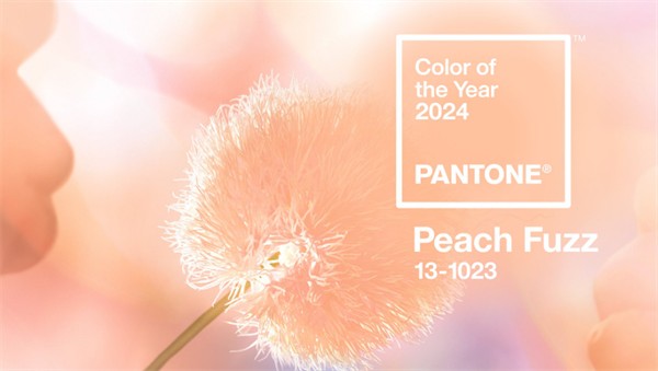 PANTONE潘通2024年度流行色发布：柔和桃色调