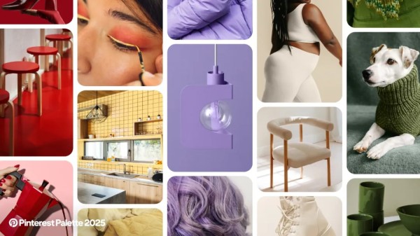 Pinterest发布2025年色彩趋势！这5个流行色赶紧用起来