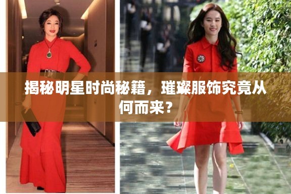 揭秘明星时尚秘籍，璀璨服饰究竟从何而来？