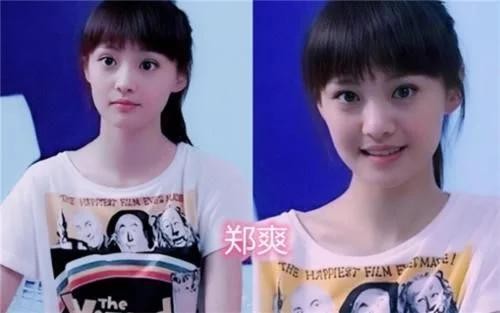 明星出道前长啥样，郑爽奶萌，吴宣仪普通，看到李沁：天生丽质