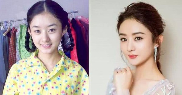 女星刚出道时：杨幂脸方赵丽颖显土气，最后一位确实没整过容