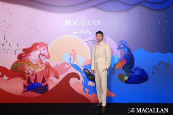 麦卡伦亚太区品牌形象大使张震出席the macallan麦卡伦盈钻新品发布会