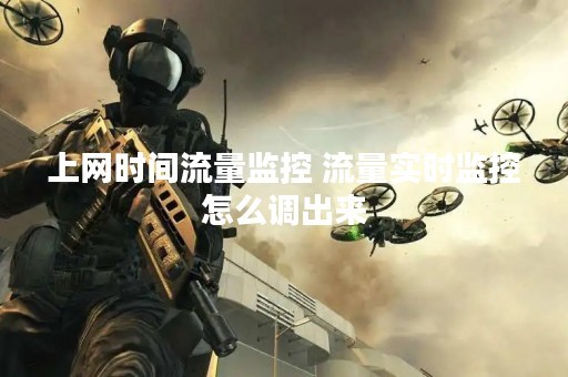 上网时间流量监控 流量实时监控怎么调出来