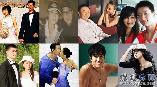 中国体坛明星婚情调查：玉女多嫁豪门[组图]