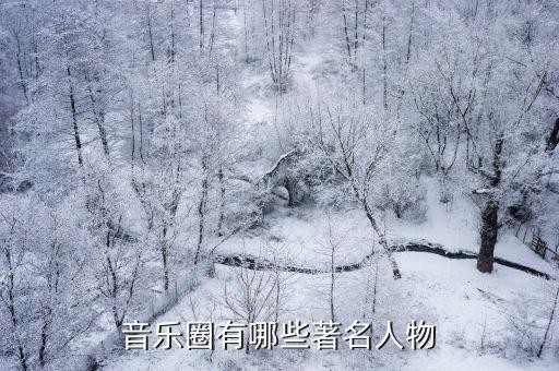 音乐圈有哪些著名人物