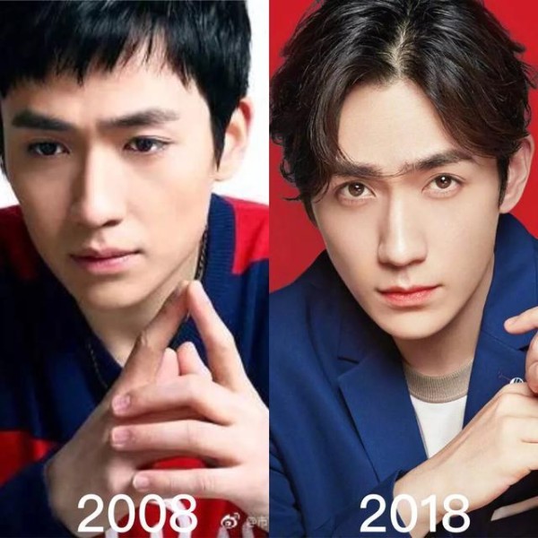 娱乐圈八大男神今昔对比照，邓伦、朱一龙、你觉得谁的变化最大？