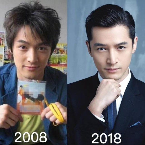娱乐圈八大男神今昔对比照，邓伦、朱一龙、你觉得谁的变化最大？