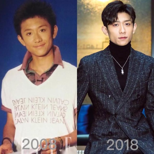 娱乐圈八大男神今昔对比照，邓伦、朱一龙、你觉得谁的变化最大？