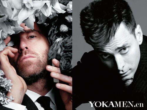 Raf Simons(左)Hedi Slimane(右)