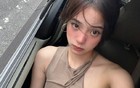 欧阳娜娜真会穿，“吊带+短裤”造型太考验身材了，果然是时髦精