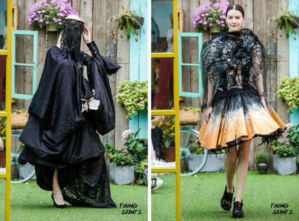 Clothing, Fashion, Dress, Outerwear, Street fashion, Footwear, Headgear, Textile, Sleeve, Plant, 